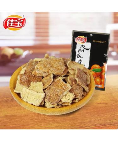 Jiabao Preserved Mandarin Tangerine Peel Chinese Sweet & Sour Healthy Snacks 45g (Pack of 3) - Buy Online on SooperMarket.com