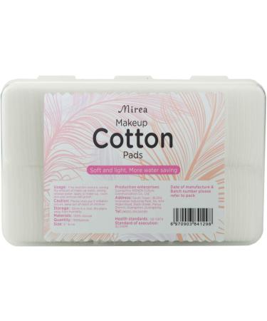 Mirea 1Box(1000PCS) White Breathable Non-woven Disposable Fabric Slim Thin Makeup Facial Soft Cotton Pads Face Deep Cleaning Paper Wiper for Make up Cosmetic Nail Polish Removing Skin Care Beauty Tools - Buy Online on SooperMarket.com