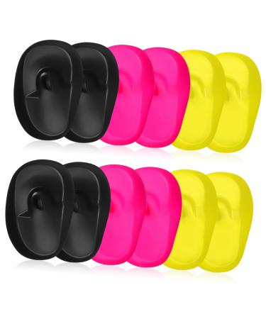 Baluue Professional Ear Protectors 3 Pairs Dye Earmuffs Coloring Ear Cover Shield Waterproof Cap
