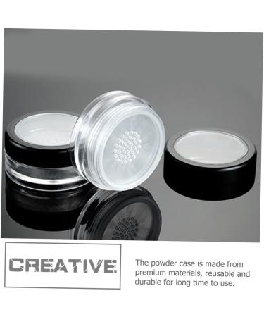 Gogogmee 4pcs Powder Box Powder Puff Face Powder Compact Case Loose Powder Containers Body Powder Travel Pack - Buy Online on SooperMarket.com