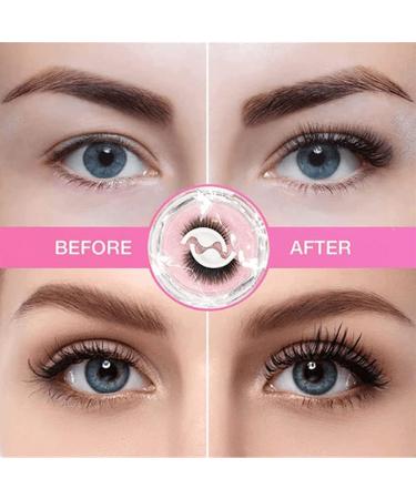 Chosely Self Adhesive Lashes Exceptionm Reusable Self Adhesive Eyelashes Outwardly Self Adhesive Lashes False Lashes Natural Look Waterproof Fake Eyelashes No Glue Eyelashes /115 (Color : C) - Buy Online on SooperMarket.com