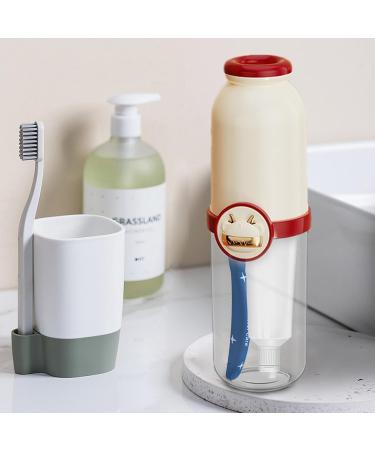 Finlalo Travel Case for Toothbrushes | Portable Toothpaste Container & Holder | Ideal for Travel Camping School & Business - Buy Online on SooperMarket.com