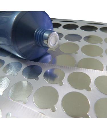6 Sheets(360Pcs) 15mm Aluminum Foil Film Sticker Seal for Bottles Stopper Sealing Strip for Toothpaste Soft Tube Cosmetic Essentiol Oil Bottles Makeup Storage Containers - Buy Online on SooperMarket.com
