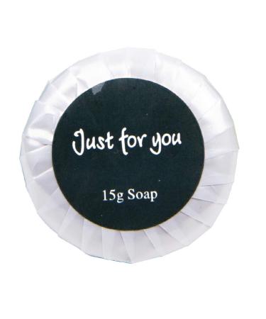 Travel Toiletries - Just for You Soap 20ml (Pack of 100) Weight: 15 grams per Soap Dimensions: 45(Dia) x 10mm REACH Compliant Hotel Soaps Pleasant Fragrance Individually Wrapped Soaps | GF951 Single - Buy Online on SooperMarket.com