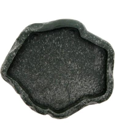 Uotyle Reptile Feeding Bowl Crawler Pet Feeding Round bowl Food Water Non-toxic Resin Dish Suitable for Reptile Turtle Tortoise Scorpion Lizard Crabs Pets Supplies Cyan Small - Buy Online on SooperMarket.com