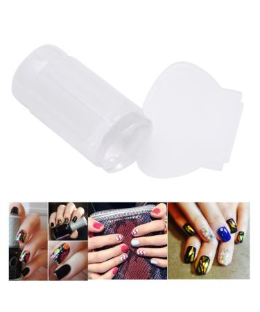 Buy Silicone Nail Stamper - Professional Nail Art Tools & Scraper Kit (White) for DIY Manicure | International Shipping Available - Buy Online on SooperMarket.com