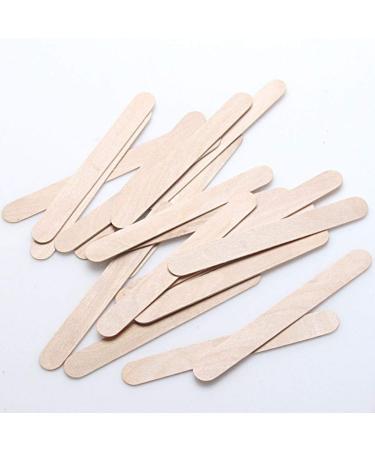Wooden Wax Applicator Spatula Stick Hair Removal Disposable Stick 10 PCS