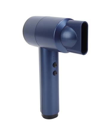 5000mAh Battery Handheld Cordless Blow Dryer 6 Speed Adjustment Fast Drying Portable Travel Hairdryer for Home Camping Hot and Cold Wind Switching (US Plug) US Plug Dark Blue