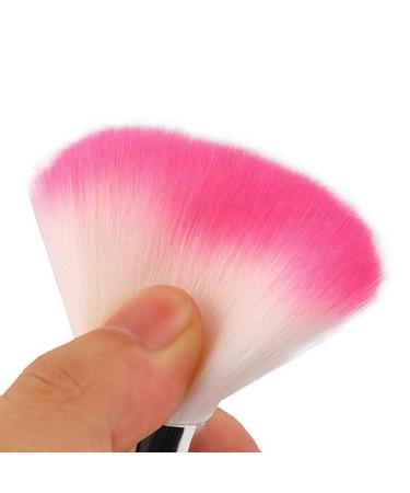 Premium Dust Brush for Nail Design - Perfect for Gel Nails & Powder Removal | Rose Color - Buy Online on SooperMarket.com