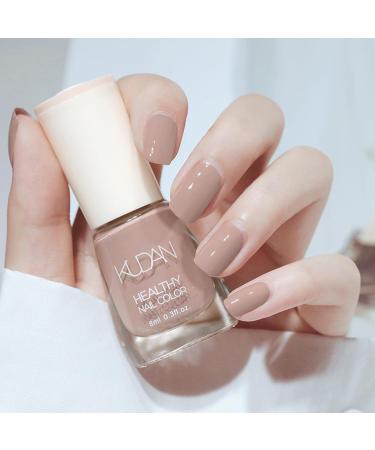 Long-Lasting Nail Polish - Quick Drying with Natural Ingredients Fingernails (04 Nude) - Buy Online on SooperMarket.com