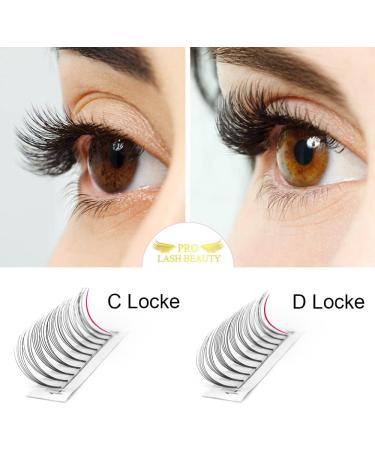 5D-C-0.07-13mm Short Stem Pre Made Fan Eyelash Extensions - Russian Volume Lashes 0.07 0.10 - Buy Online on SooperMarket.com