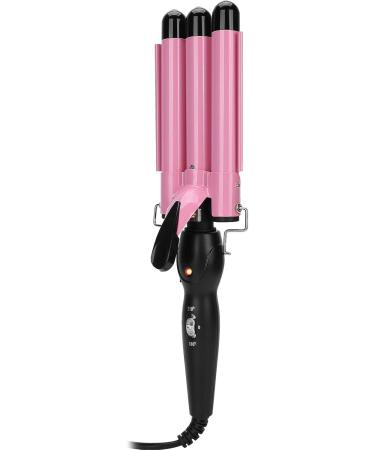 KUIKUI 3 Barrel Curling Iron Wand - Fast Heating Adjustable Temperature and Healthy Hair Styling - Buy Online on SooperMarket.com
