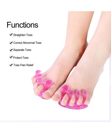 Rosa Silicone Toe Separator & Valgus Stretchers | Hammer Toe & Bunion Correction for Men & Women - International Shipping - Buy Online on SooperMarket.com