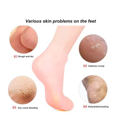 Buy Moisturizing Gel Socks for Deep Nourishing Foot Care - Spa Treatment (L) - Buy Online on SooperMarket.com