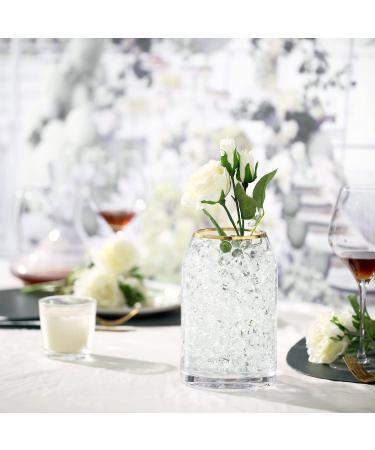 Clear Water Gel Beads for Vases - 70,000 Pcs | Transparent Pearls for Vase Filler, Floating Pearls & Candles, Wedding Centerpiece Decor - Buy Online on SooperMarket.com