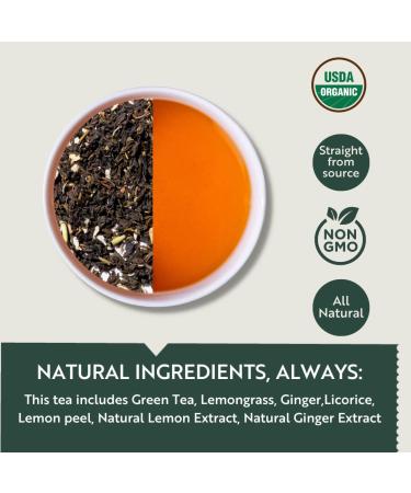 Certified USDA Organic Luxmi Estates Midnight Bloom Jasmine Green Loose Leaf Tea 100g Pack | Darjeeling Green Tea with Organic Jasmine Buds | 50 Cups - Buy Online on SooperMarket.com