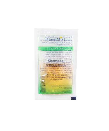 Dukal PS10 Dawn Mist Shampoo & Body Bath.35 oz Single-Use Packet Pack of 1000