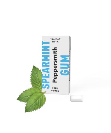 English Spearmint Sugar Free & Vegan Gum 15g (Pack of 12)