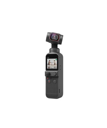 DJI Pocket 2 - Handheld 3-Axis Gimbal Stabilizer with 4K Camera, 1/1.7 CMOS, 64MP Photo, Pocket-Sized, ActiveTrack 3.0, Glamour Effects, YouTube TikTok Video Vlog, for Android and iPhone, Black