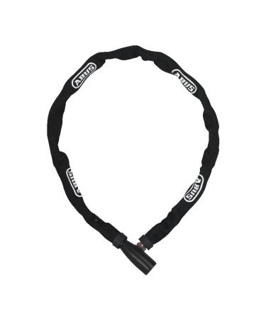 Abus chain lock 1500 web - bicycle lock made of special steel - 4 mm thick round chain - Abus -security level 3 black 110 cm web 1500