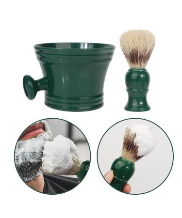 Colcolo Shaving Soap Set - Premium Cream Bowl & Brush Men's Bathroom Accessories Ideal Gift for Friends - Buy Online on SooperMarket.com