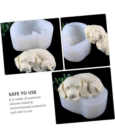2pcs Mold Resin Epoxy Chocolate Epoxy Resin Baking Tool Animal Silica Gel Dog Candy 10.8X8.5X5CMx2pcs - Buy Online on SooperMarket.com