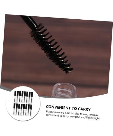 Healvian 32 Pcs Mascara Tube Transparent Balm Tube Empty Mascara Bottle and Brush Eyelash Brush Tube Plastic 1 g (Pack of 1) Blackx2pcs - Buy Online on SooperMarket.com