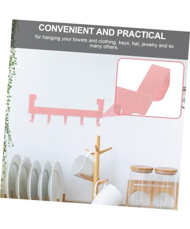 Cabilock Over The Door Towel Bar Wall Mounted Hooks Seamless Hooks Hook up No Trace Hook Nail - Buy Online on SooperMarket.com
