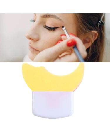 Eyelash Applicator Baffle Eyelash Mascara Smudge Guard Silicone Smoothing Surfaces Various Angles For All Face Shapes (Yellow) - Buy Online on SooperMarket.com