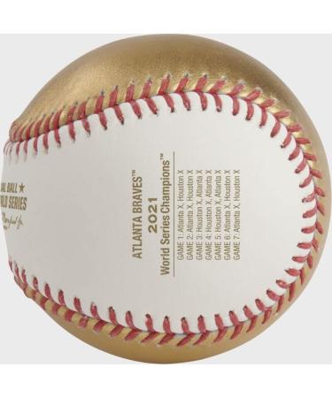 Rawlings Atlanta Braves 2021 World Series Champions Commemorative Baseball White Leather - Buy Online on SooperMarket.com