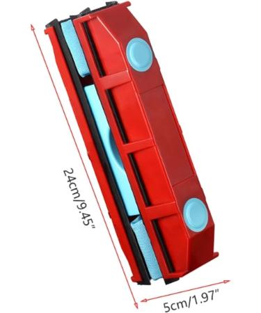 ZABEES Magnetic Window Cleaner Glass Window Washing Brush Wiper Double-sided Squeegee Cleaning Gadget Household Dust Washer - Buy Online on SooperMarket.com