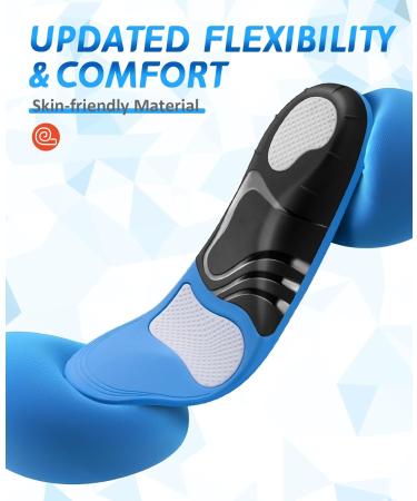 TMANI Arch Support Insoles for Plantar Fasciitis - Orthotic Shoe Inserts for Flat Feet - Heavy Duty Boot Insoles for Men & Women - Size 9-10 (27.5-28.5CM) - Buy Online on SooperMarket.com
