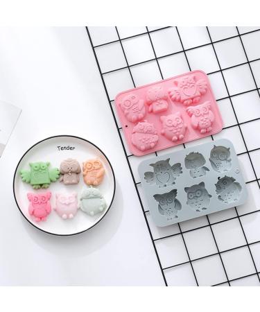 Alipis 2 Pcs Baking Cake Mold Roasting Pan Baking Pans Ice Cube Lollipop Molds Silicone Mold Tool Household 19.9x13.8cm Blue - Buy Online on SooperMarket.com