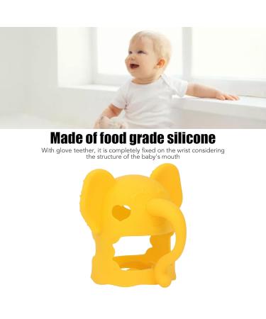 Shop Baby Massager & Bite Ring Toy - Silicone Baby Glove with Elephant Design for Teething Relief | International Shipping Available - Buy Online on SooperMarket.com