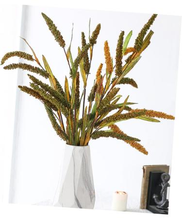 Alipis 3pcs Simulated Ears of Corn Dried Grasses Bundle Home D cor Dried Millet Home Accessories Decor Faux Plants Artificial Plant Home Decor Millet Decor Paddy Artificial Grass Iron Greenx3pcs 12X75CMx3pcs - Buy Online on SooperMarket.com