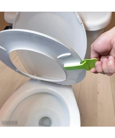 4Pcs Toilet Seat Lifter Tool - Self-Adhesive Handle for Touch-Free Lid Lifting - Portable and Hygienic Toilet Seat Cover Lifters - Buy Online on SooperMarket.com