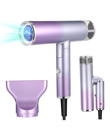WOFASHPURET Foldable Hair Dryer Hair Dryer Foldable Small Hairdryer Small Hair Dryer Diffuser Household Travel