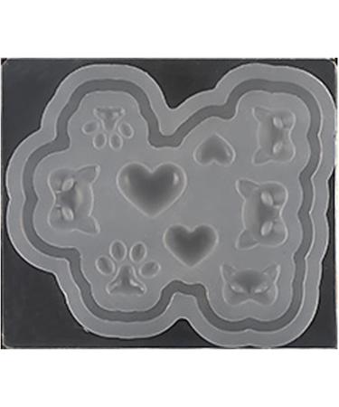 Nail Carving Mold - Creative 3D Silicone Bear & Butterfly Nail Art Tools for Home Manicure - High Toughness & Easy to Use - Buy Online on SooperMarket.com