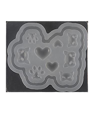 Nail Carving Mold Creative Shape High Toughness Silicone 3D Nail Art Bear Butterfly Manicure Tools for Home - 4