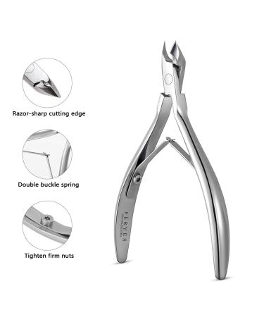 FERYES Cuticle Clipper - Professional Grade Stainless Steel Cuticle Remover Tool - 6mm Jaw - Silver | 1 Piece - Buy Online on SooperMarket.com