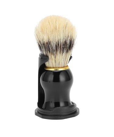 Natudeco Men's Shaving Brush - Premium Beard & Facial Cleaning Brush with Black Drip Stand | Ideal for Wet Shaving & Hairdressing Tools - Buy Online on SooperMarket.com