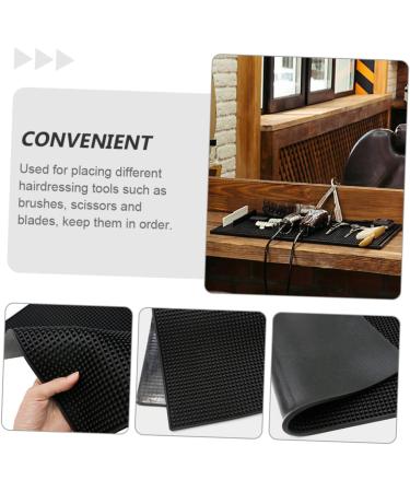 NOLITOY Hairdressing Mat - Anti-Skid Barber Tools Organizer for Stylists & Hairdressers | Premium PU Soft Rubber Pad - Buy Online on SooperMarket.com