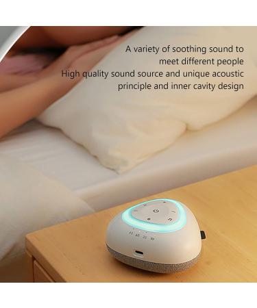 White Noise Night Light White Noise Sleep Speaker Intelligent 7 Colors Soothing Stress Reduction for Work - Buy Online on SooperMarket.com