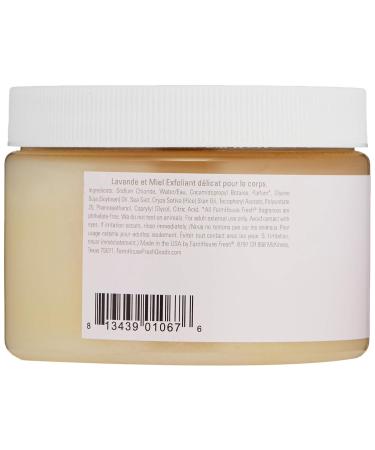Farmhouse Fresh Honey-Lavender Fine Grain Salt Scrub 13.6 oz - Exfoliating Body Scrub for Soft Glowing Skin - Shop Internationally - Buy Online on SooperMarket.com