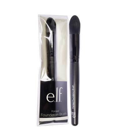 e.l.f. Pointed Foundation Brush  Tapered Brush Head For Concealing  Highlighting & Contouring  For Liquid  Cream & Powder  Made With Synthetic Bristles 1