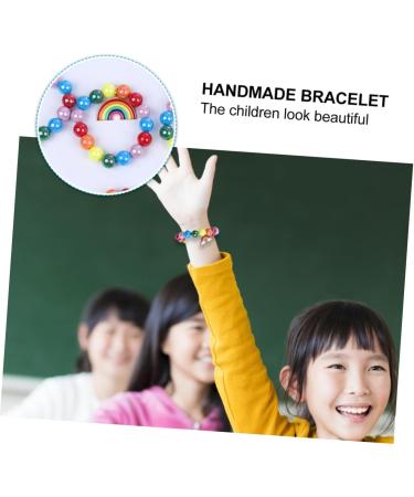 OSALADI Men Bracelets 9pcs Children's Bracelet Bracelets Women Jewelry Set Fashion Acrylic Gemstone Bracelet - Buy Online on SooperMarket.com
