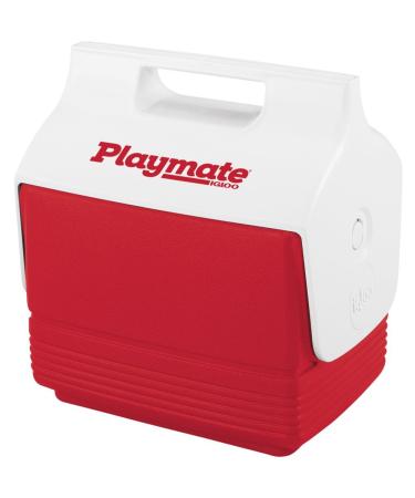 Igloo 4 Qt Playmate Mini Hardsided Lunch Box Cooler, Red