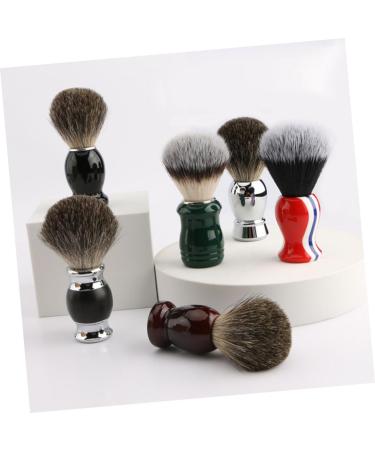 NOLITOY Soft Fur Shaving Brush | Men's Grooming Tool | Beard Brush & Facial Cleansing Brush | International Shipping Available - Buy Online on SooperMarket.com