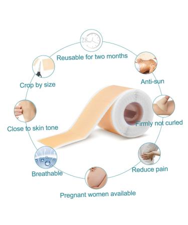 Healeved Silicone Scar Gel Patch Roll - Lighten, Nurse, and Heal Scars with Silicone Tape Stickers - Buy Online on SooperMarket.com