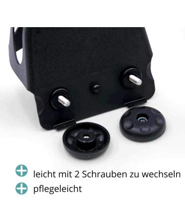 Compositi Stirrup Insert with Slip Protection - 1 Pair (2 Pieces) for Children | Black Safety Stamping Iron Insert with Cap - International Shipping Available - Buy Online on SooperMarket.com